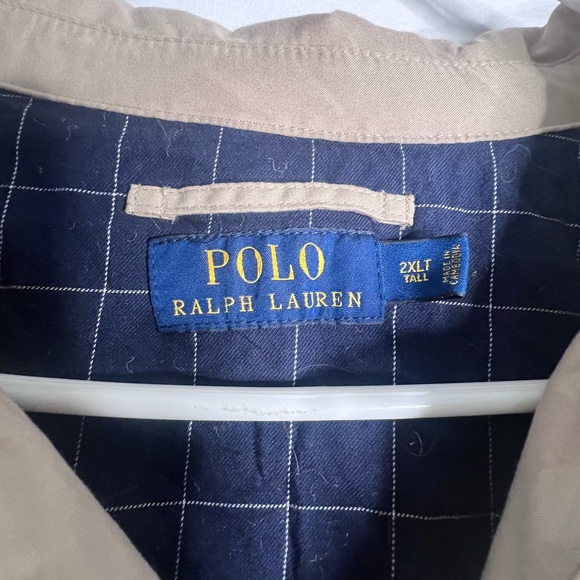 2X Ralph Lauren Tan Windbreaker Jacket - Picture 4 of 4